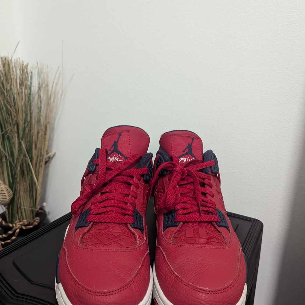 Air Jordan 4 Retro Fiba men's Size 13 Excellent Condition Euro US Cuba Chicago - Picture 2 of 12